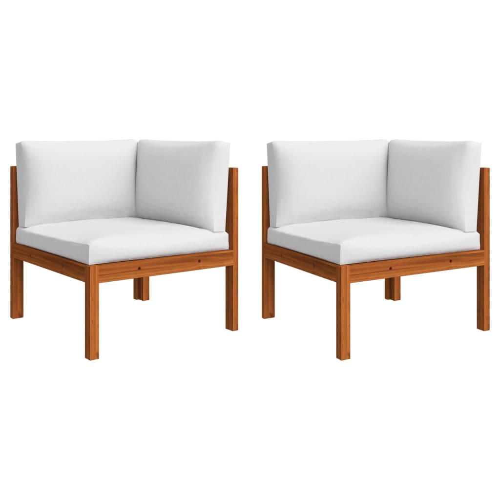 Salon bas de jardin en Bois Blanc 5 personnes - 5