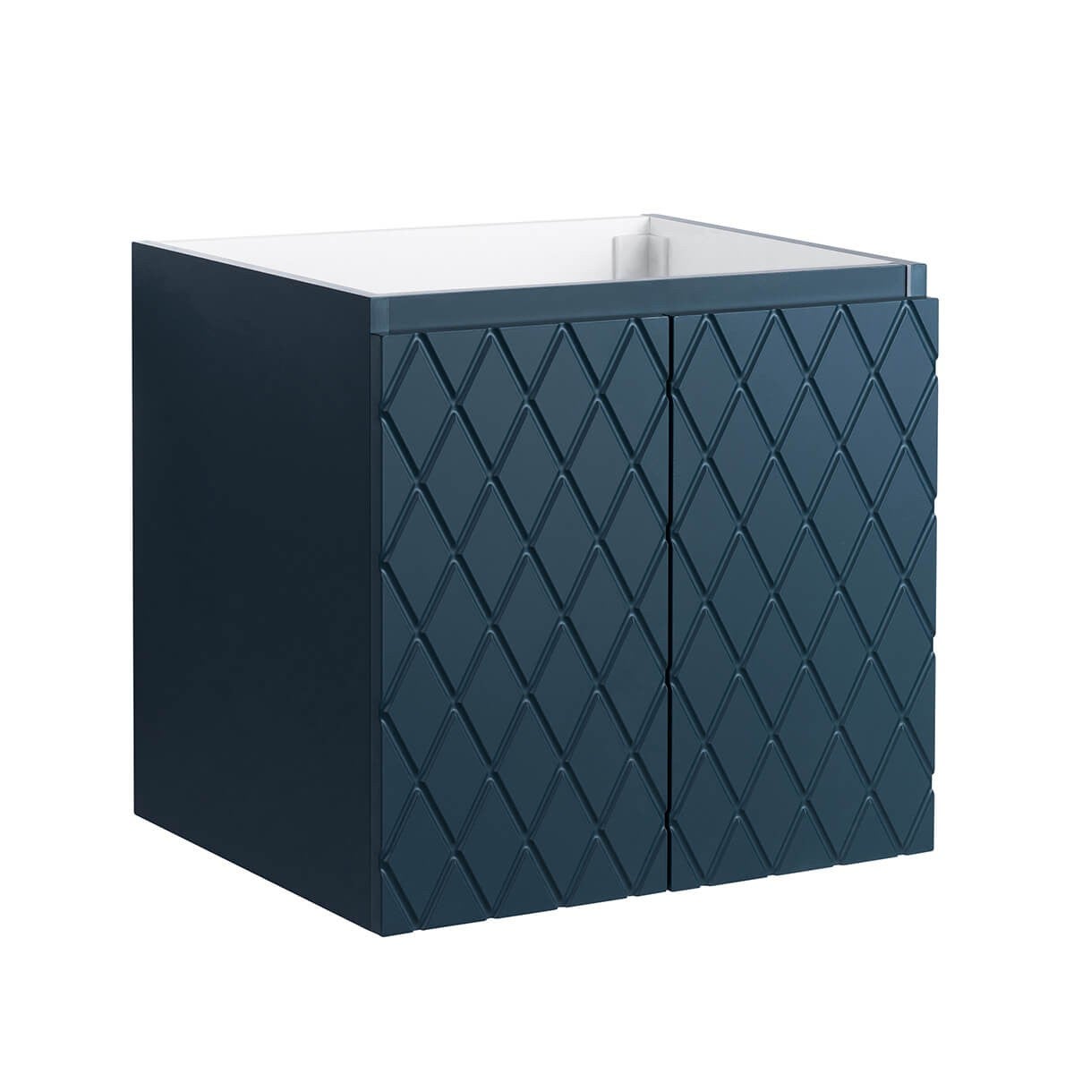 Meuble Prémonté sous vasque Bleu 2 portes 60CM LOSANGE - 6