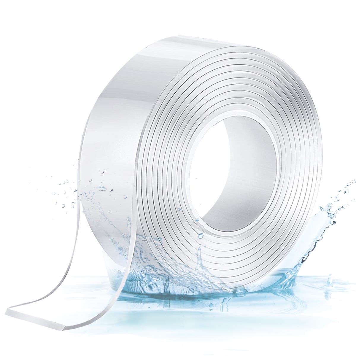 Ruban Adh sif Nano 100cm Transparent R utilisable Multifonctionnel ruban-adh-sif-nano-100cm-transparent-r-utilisable-multifonctionnel