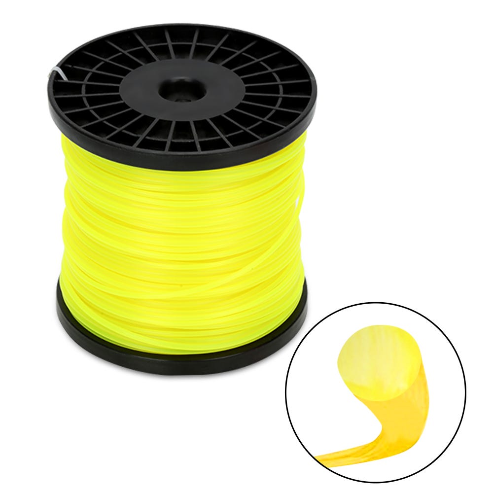 SWAWIS Fil de Coupe Nylon Rond 2,4mm/100M Bobine de Tondeuse Trimmer SWAWIS Fil de Coupe Nylon Rond 2,4mm/100M Bobine de Tondeuse Trimmer