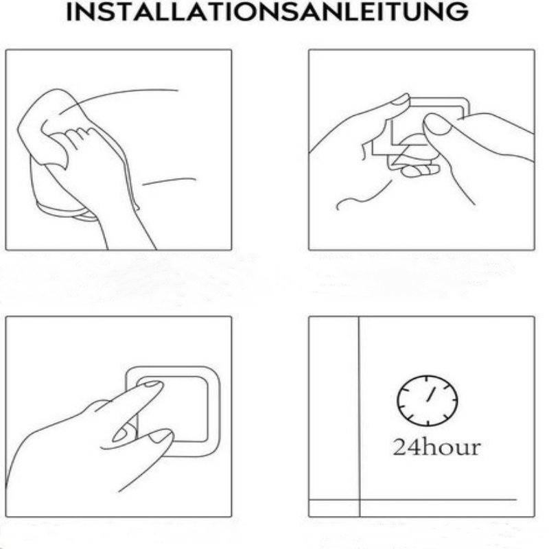 Toallero de pared de acero inoxidable Toallero de baño negro - 39cm - 4