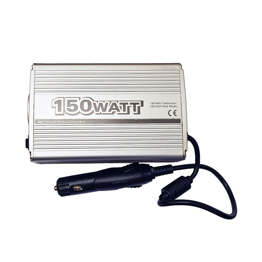 Convertisseur Elévateur de Tension 12V 220 V 230 V + Allume cigare - 150 W max, pour Voiture Bateau Camping Car, Ventilateur Intégré - 5