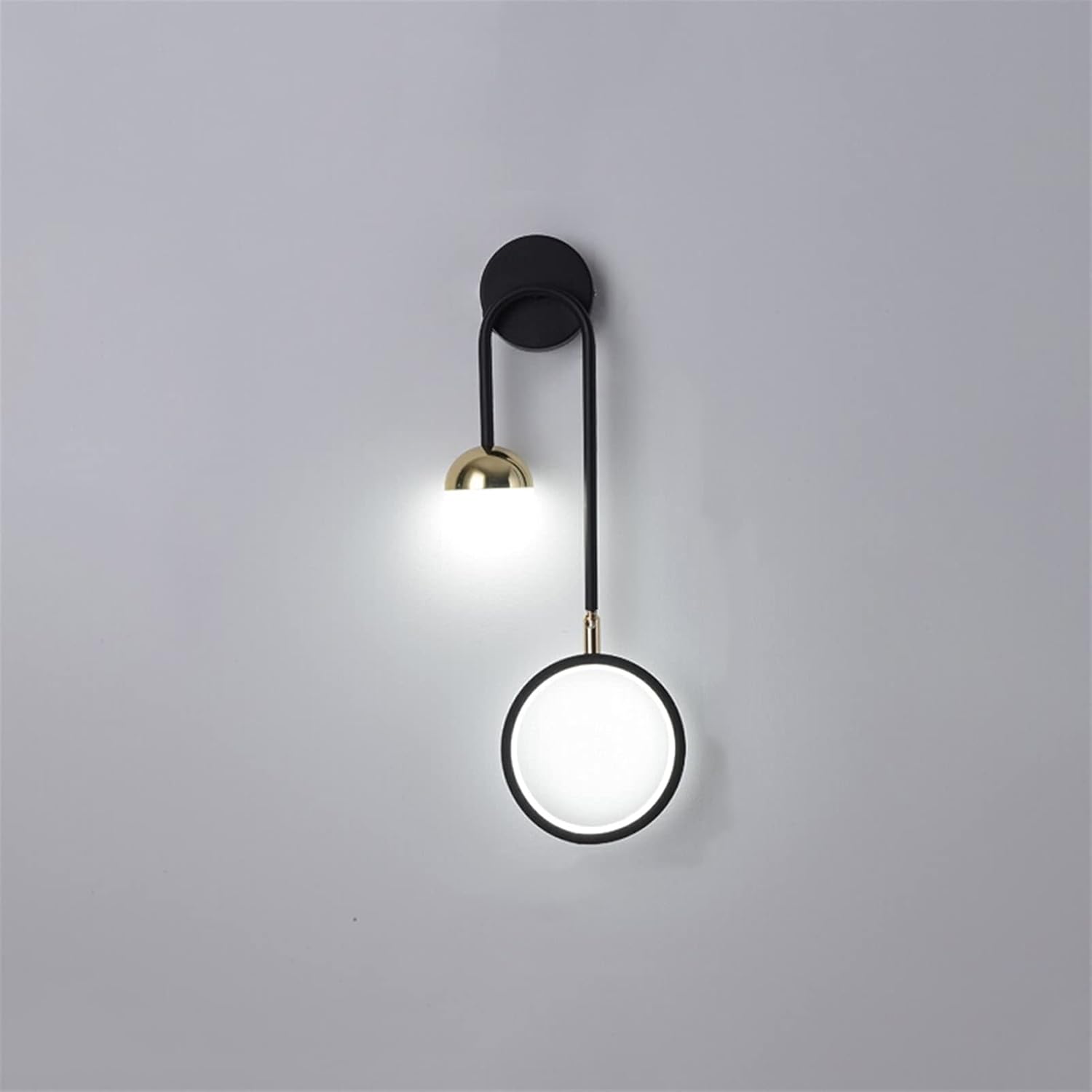 Nowoczesny kinkiet lampa ścienna wykonana z materiału akrylowego kinkiet stylu retro metalowe kinkiety idealne restauracji trójstopniowe cieniowanie