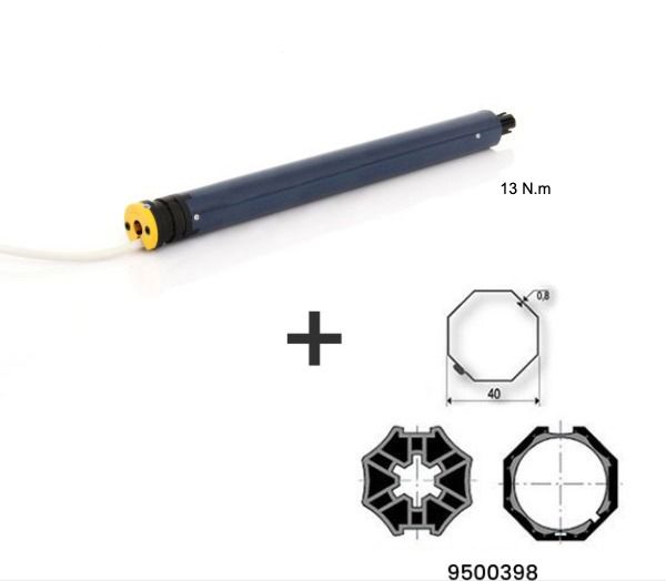 Kit de sustitución de motor para persiana con cable SOMFY LS40 - Diám. 40 mm - 13 N·m - Ref. 1024186 13/10