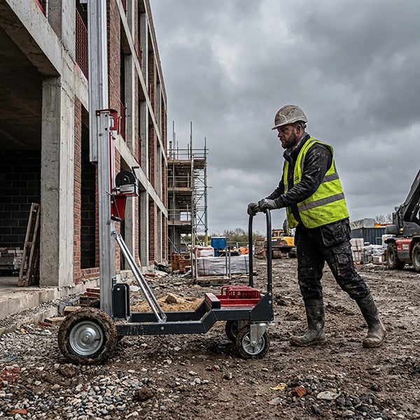 Potence de levage mobile à fourches inversées - Levée max 5m - Charge 200kg - Manutention sur chantier et atelier - 300880 - 5