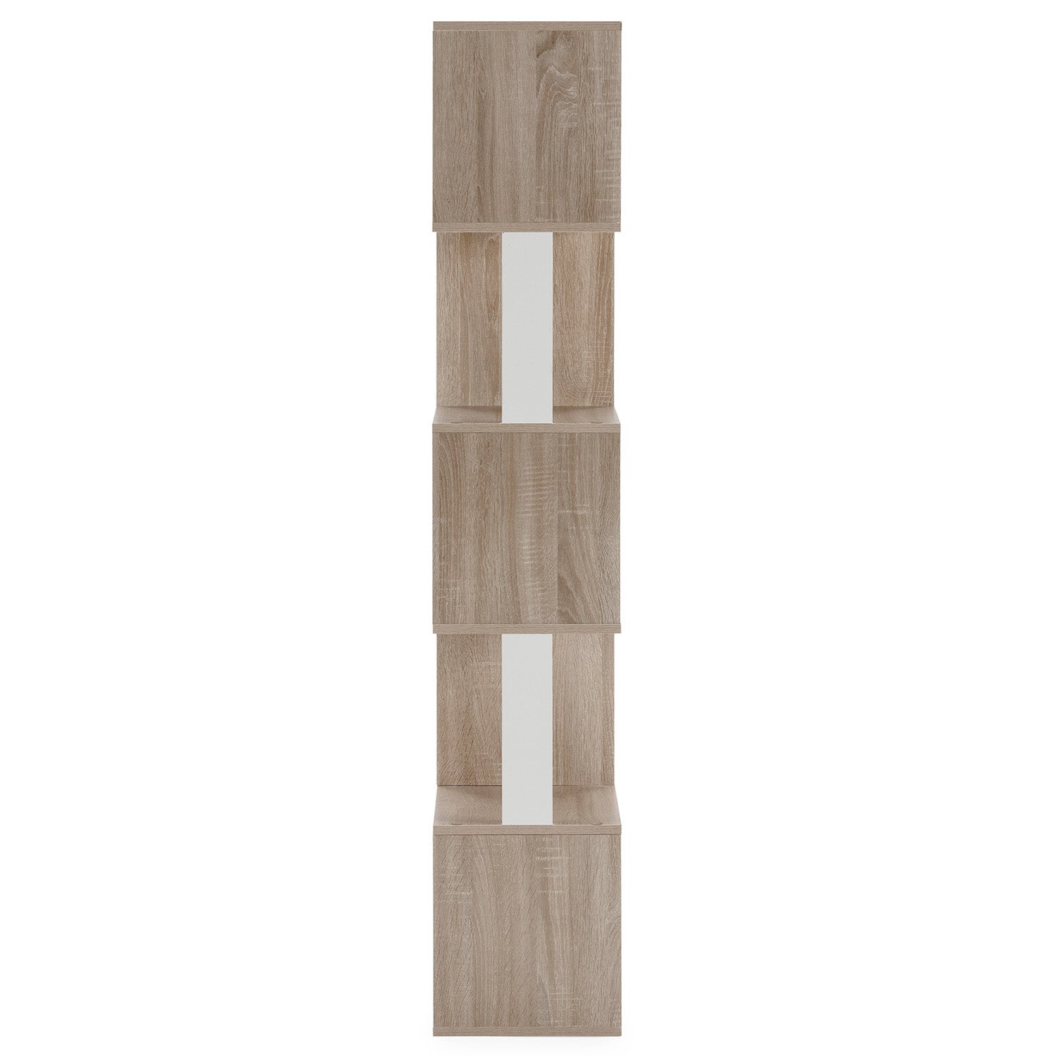 Estantería Maldivas 5 huecos color Roble/Blanco - 3