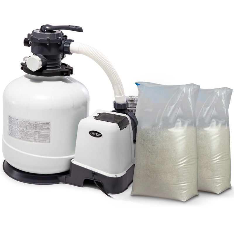 Pompa filtrująca piaskowa do basenu 12000 l/h Intex 26652 + piasek 50 kg