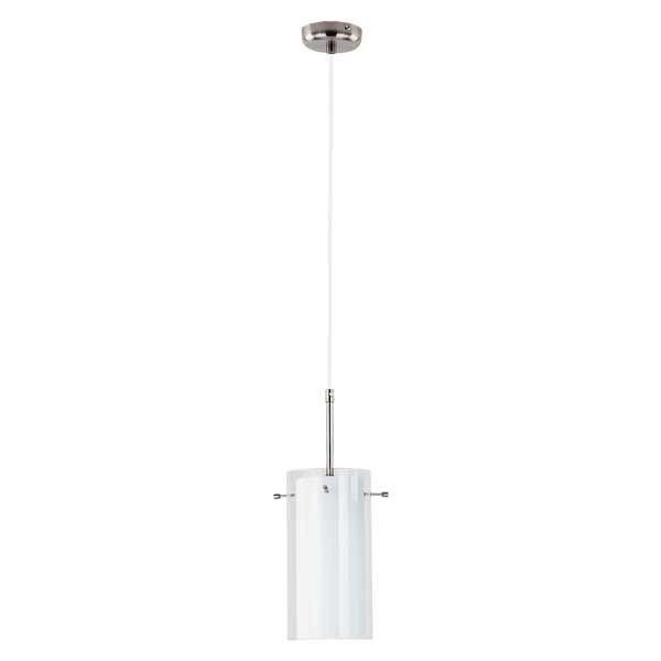 Lampa wisząca Bolt chromowana 1xE27x15W wym: 100 x 12 x 17 cm szkło Alfa