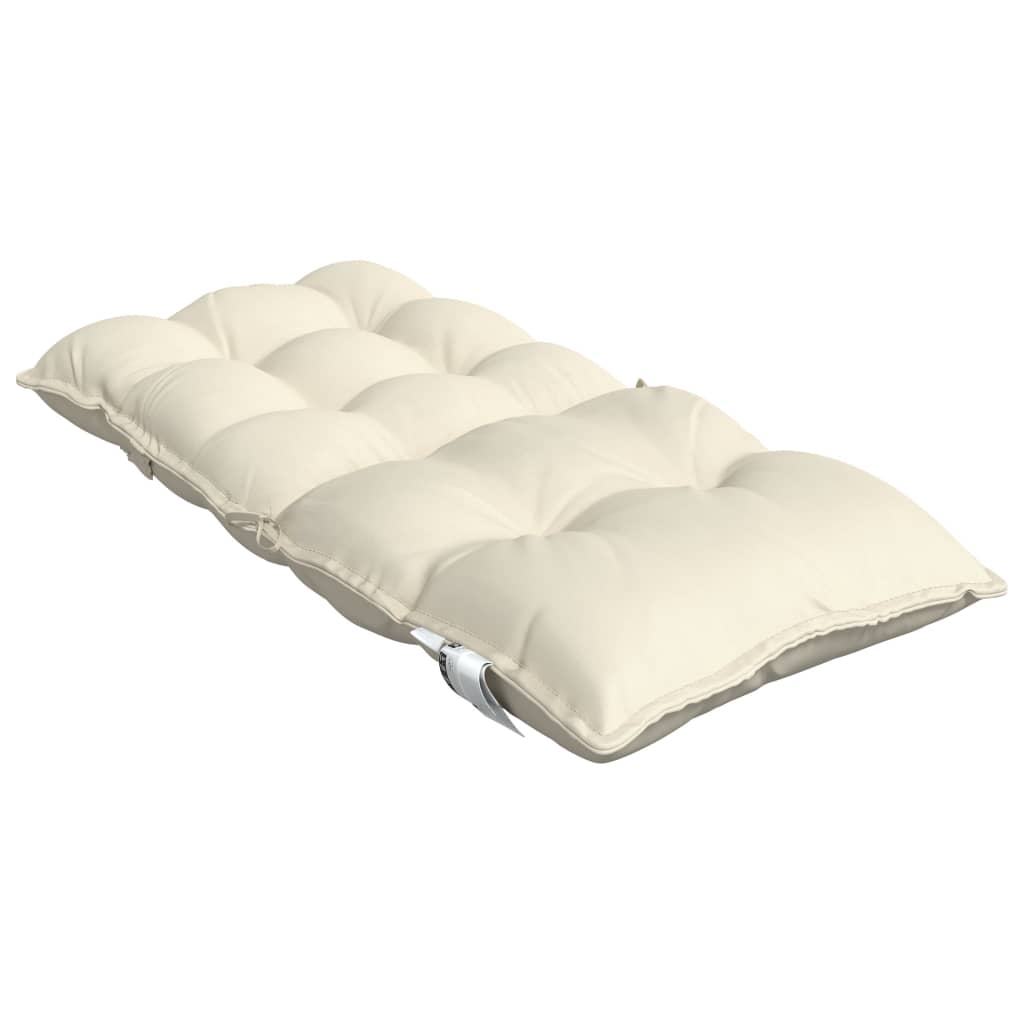 Lot de 4 Coussin d'extérieur | Coussins de chaise à dossier bas crème tissu oxford CFW64375 - 6