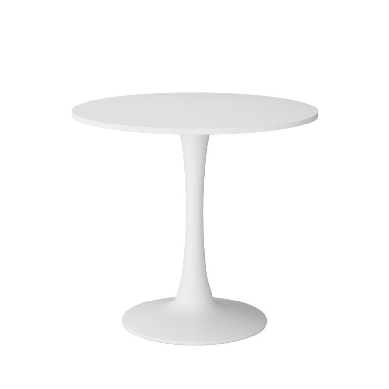 Vicco Stół do jadalni Carl, Biały, 80 x 80 cm