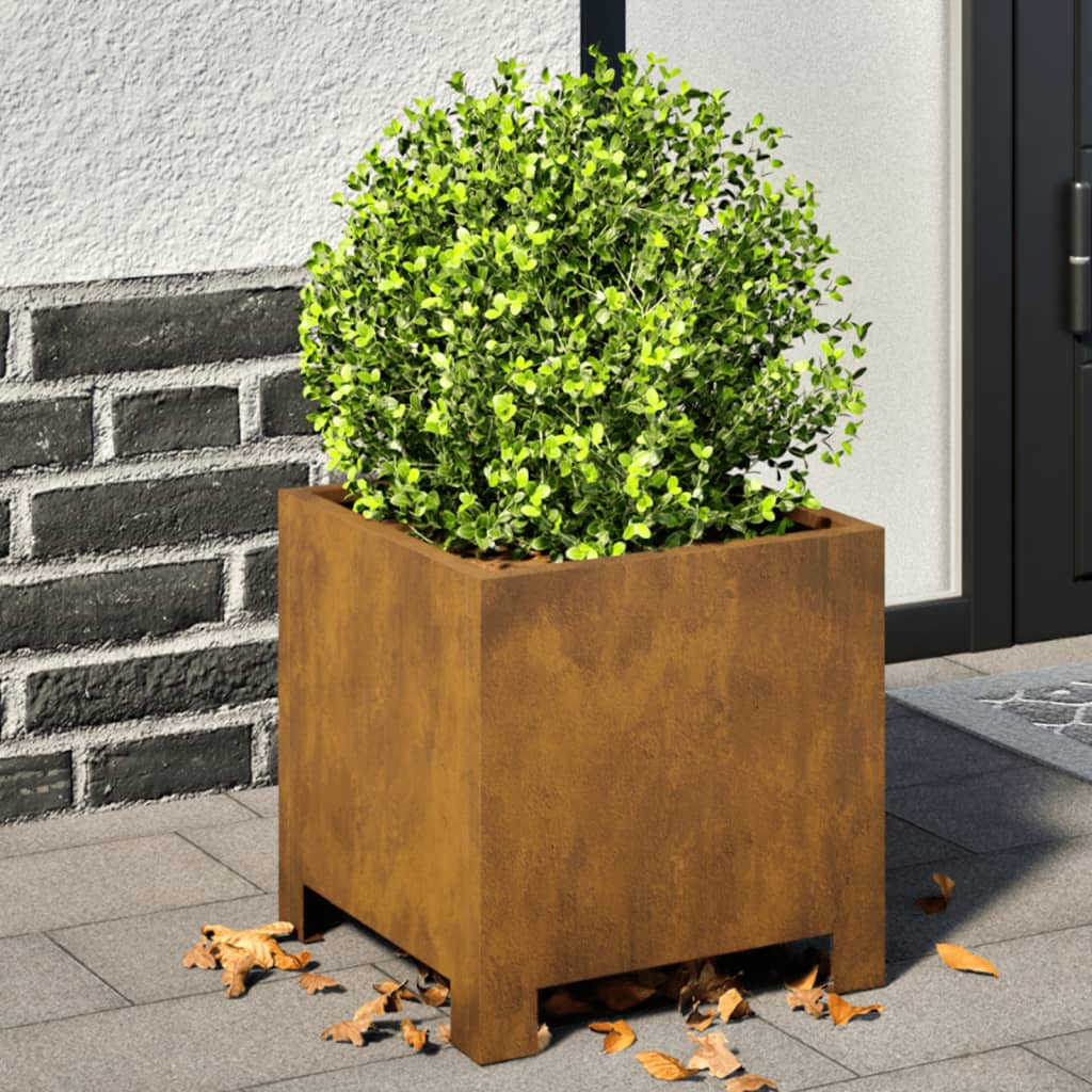 Vaso da fiori 12L Tubus eco 30x30x28 cm, Ocra - Leroy Merlin
