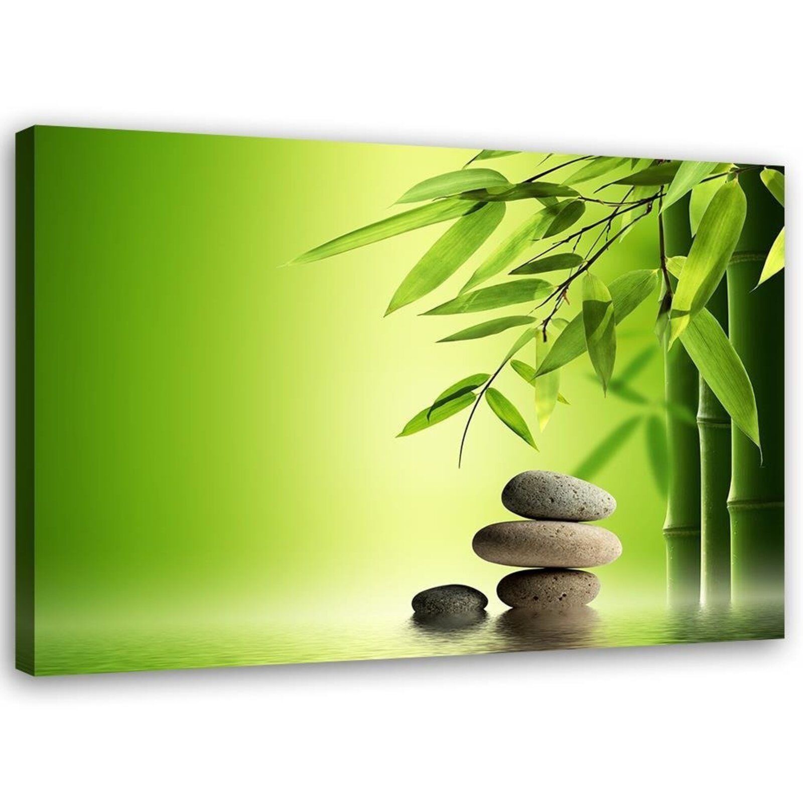 Tableau Bambou Vert Et Pierres Zen 90 X 60 Cm Leroy Merlin tableau-bambou-vert-et-pierres-zen-90-x-60-cm-leroy-merlin