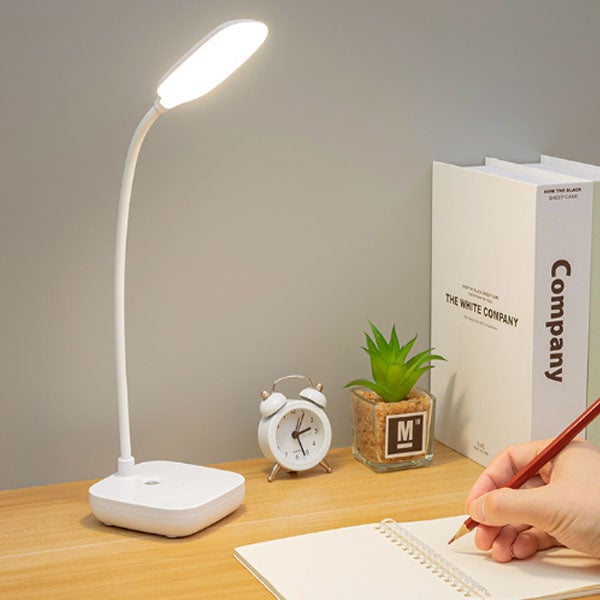 Candeeiro de mesa ajustável 3000K-6000K, candeeiro de mesa sem fios touch, carregamento USB, candeeiro de leitura de cabeceira, luz noturna - 7