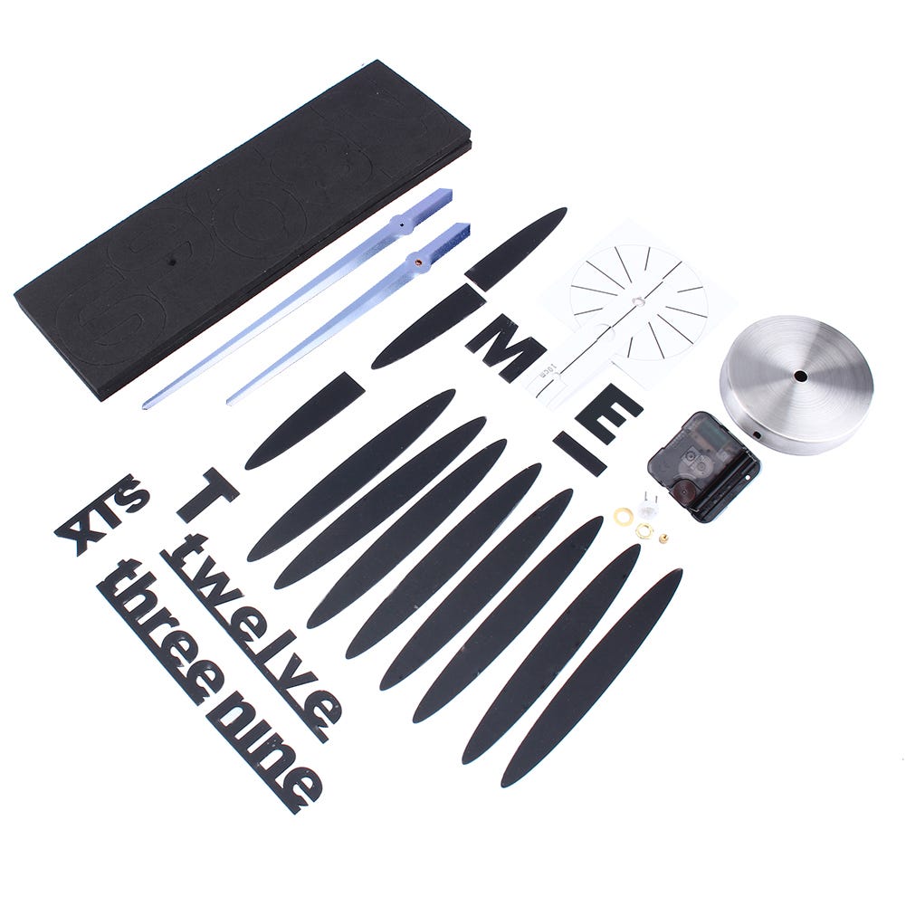 2X(KIT MOVIMENTO LANCETTE X OROLOGIO QUARZO TAVOLO PARETE O6X7)2249 - Foto 6