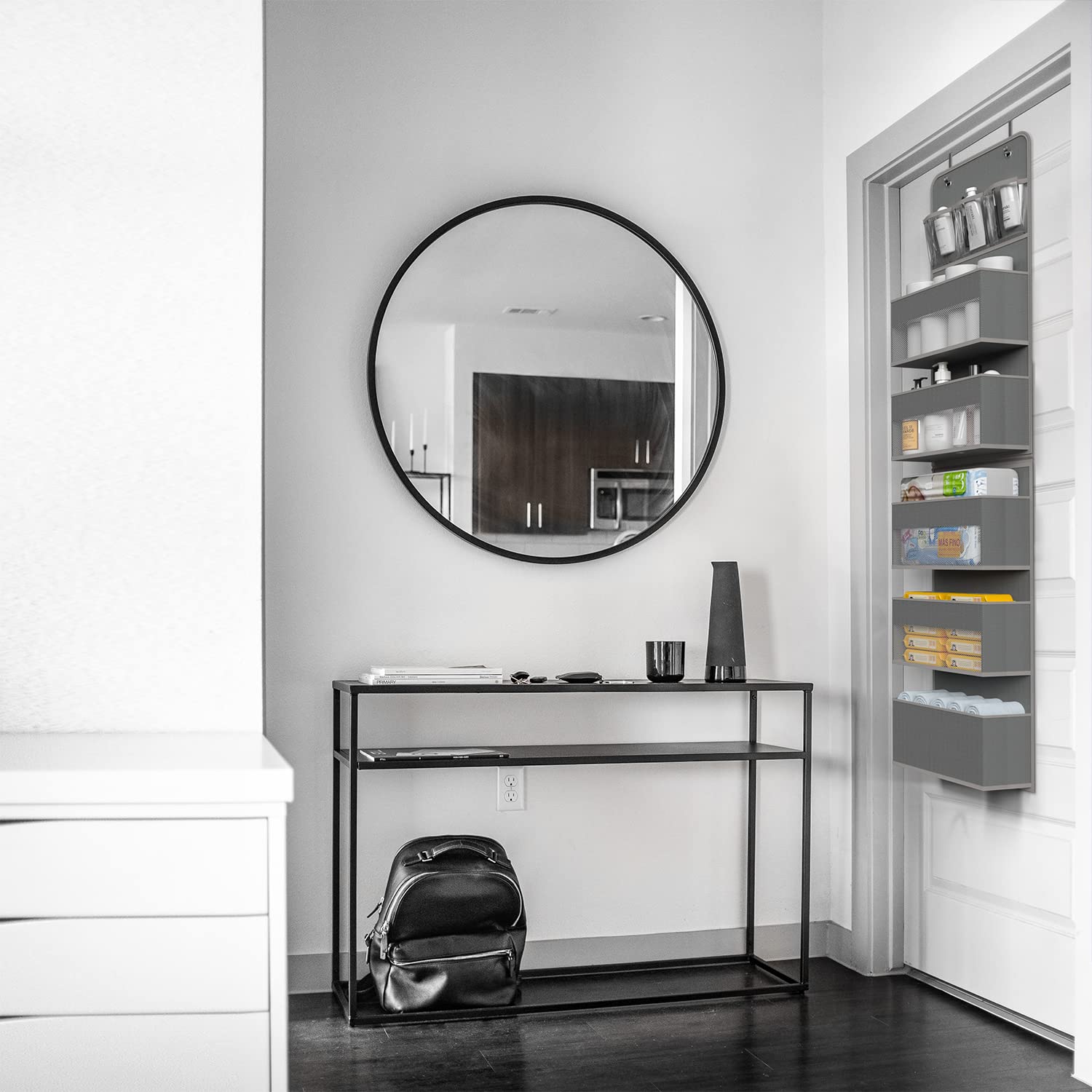 Scarpiera Appendiabiti Con 14 Tasche - Organizer Pieghevole Da Porta Per Scarpe, Salvaspazio Per Armadio O Bagno (2 Pezzi) - Foto 10