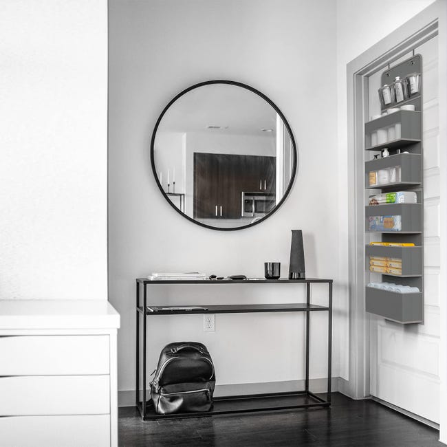 Scarpiera Appendiabiti Con 14 Tasche - Organizer Pieghevole Da Porta Per Scarpe, Salvaspazio Per Armadio O Bagno (2 Pezzi) - Foto 10