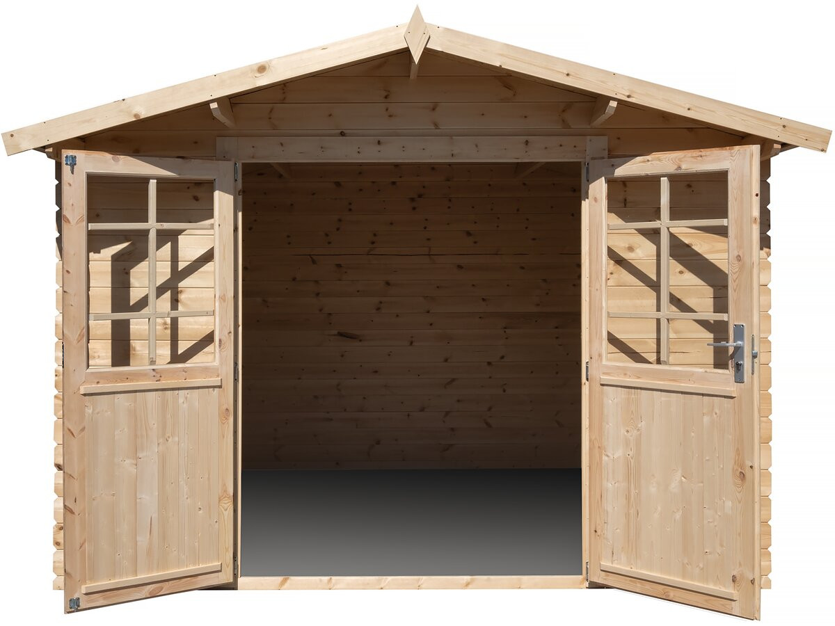 Abri de jardin bois 9.4 m² 