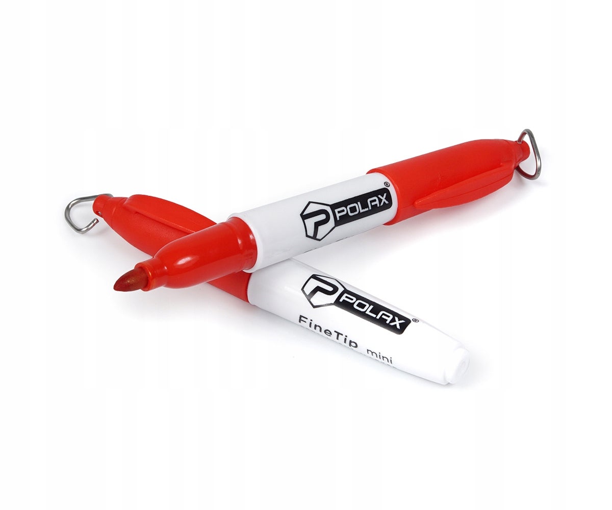 Marker mini budowlany permanentny czerwony 1szt Polax