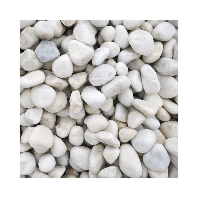 Galet marbre blanc pur 20-40 en sac de 20kg