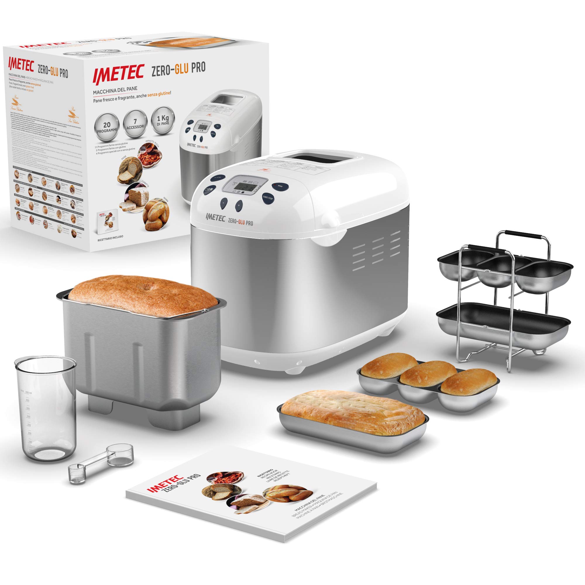 Macchina Per Il Pane Domaier - 19 Programmi Automatici Per Pane Lievitato Naturale, Senza Glutine E Marmellate - Foto 4