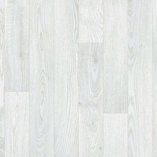 Link suelos vinílicos - imitación parquet blanco con vetas grises - rollo 4m x 3m