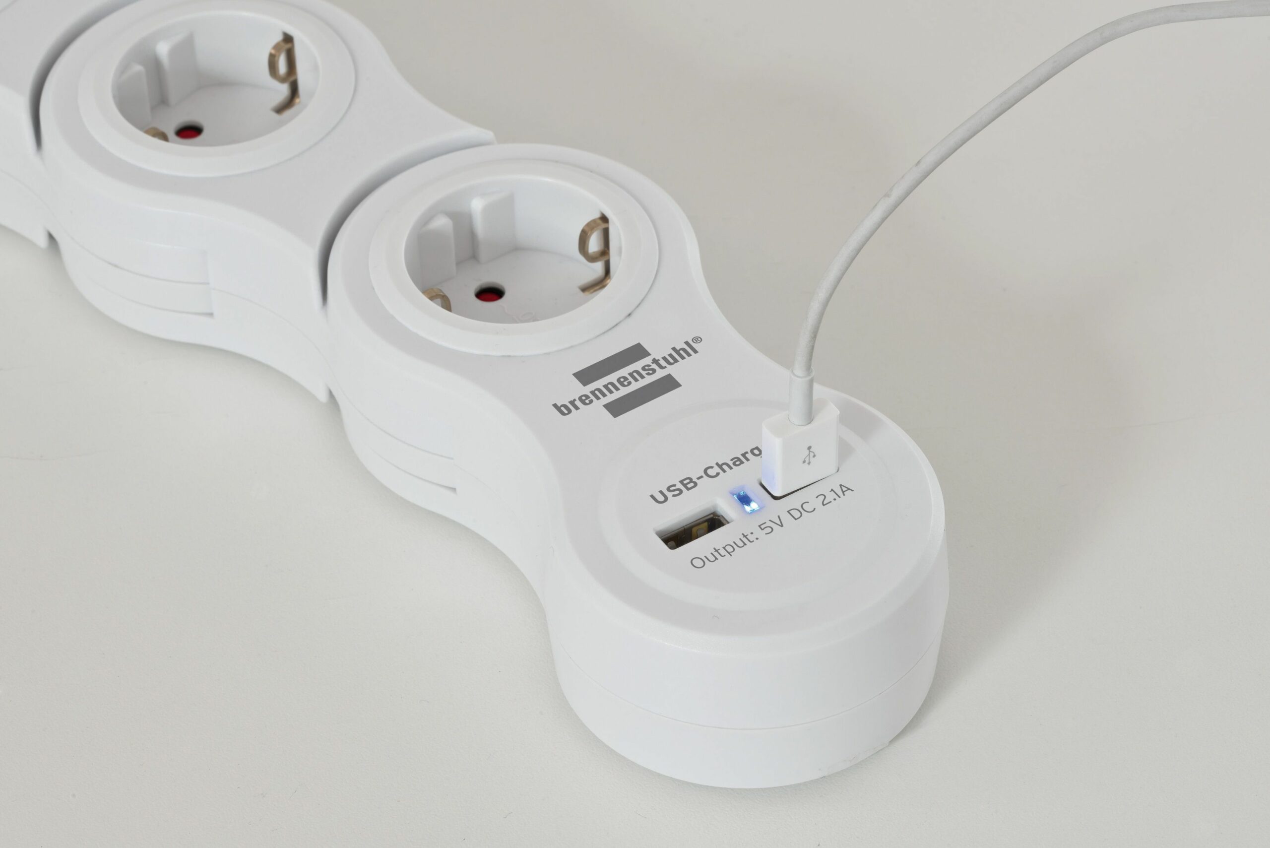 Brennenstuhl multiprise Vario avec chargeur USB 5x blanc, 1,4m H05VV-F 3G1.5 - 9
