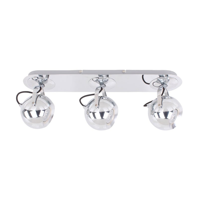 Reflektor sufitowy Spot JAMES chromowany 3xGU10x50W wym: 18 x 57 x 13 cm IP20 Italux