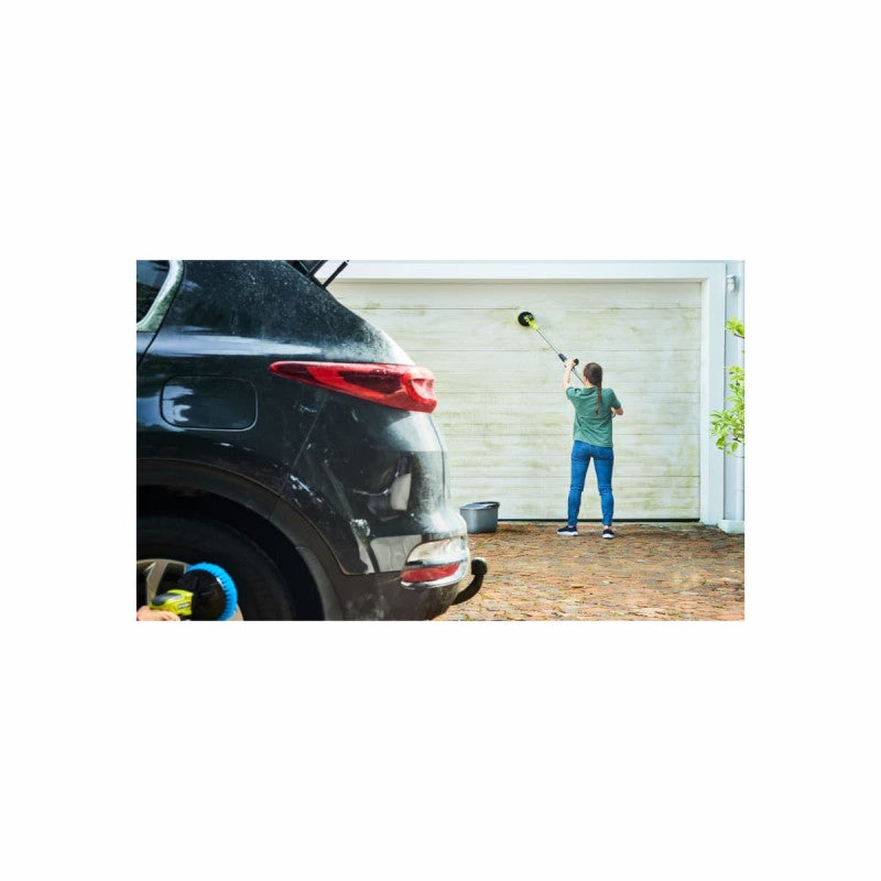 Brosse motorisée télescopique RYOBI 18V One+ - 1 batterie 2.0Ah - 1 chargeur R18TPS-120G - 3
