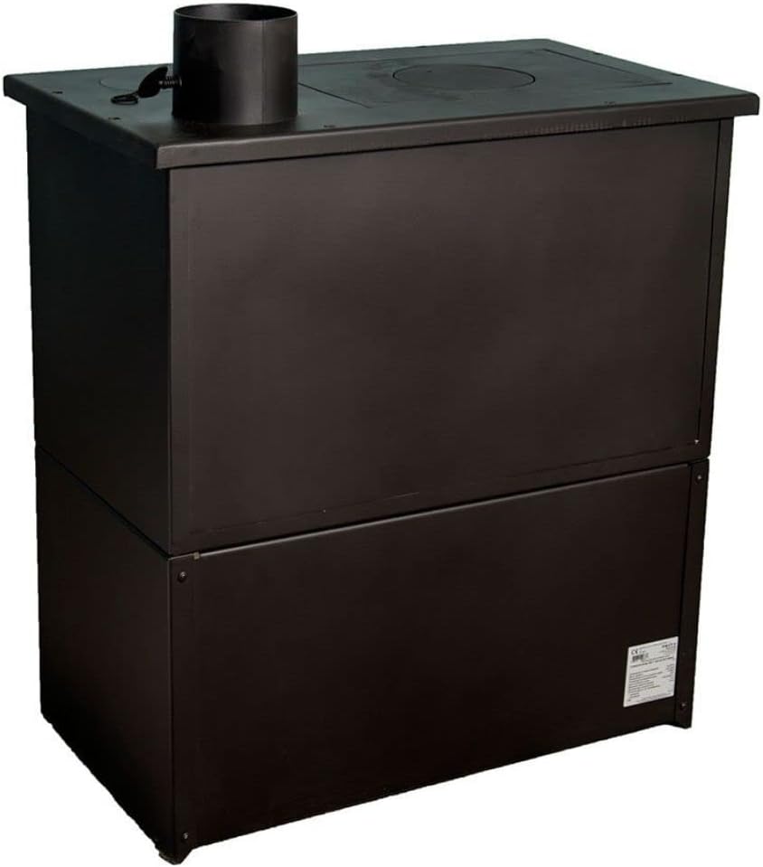Stufa a legna con forno. Piastre in ghisa. 10kw Potenza termica. Modello Prity 1P 34 - 3