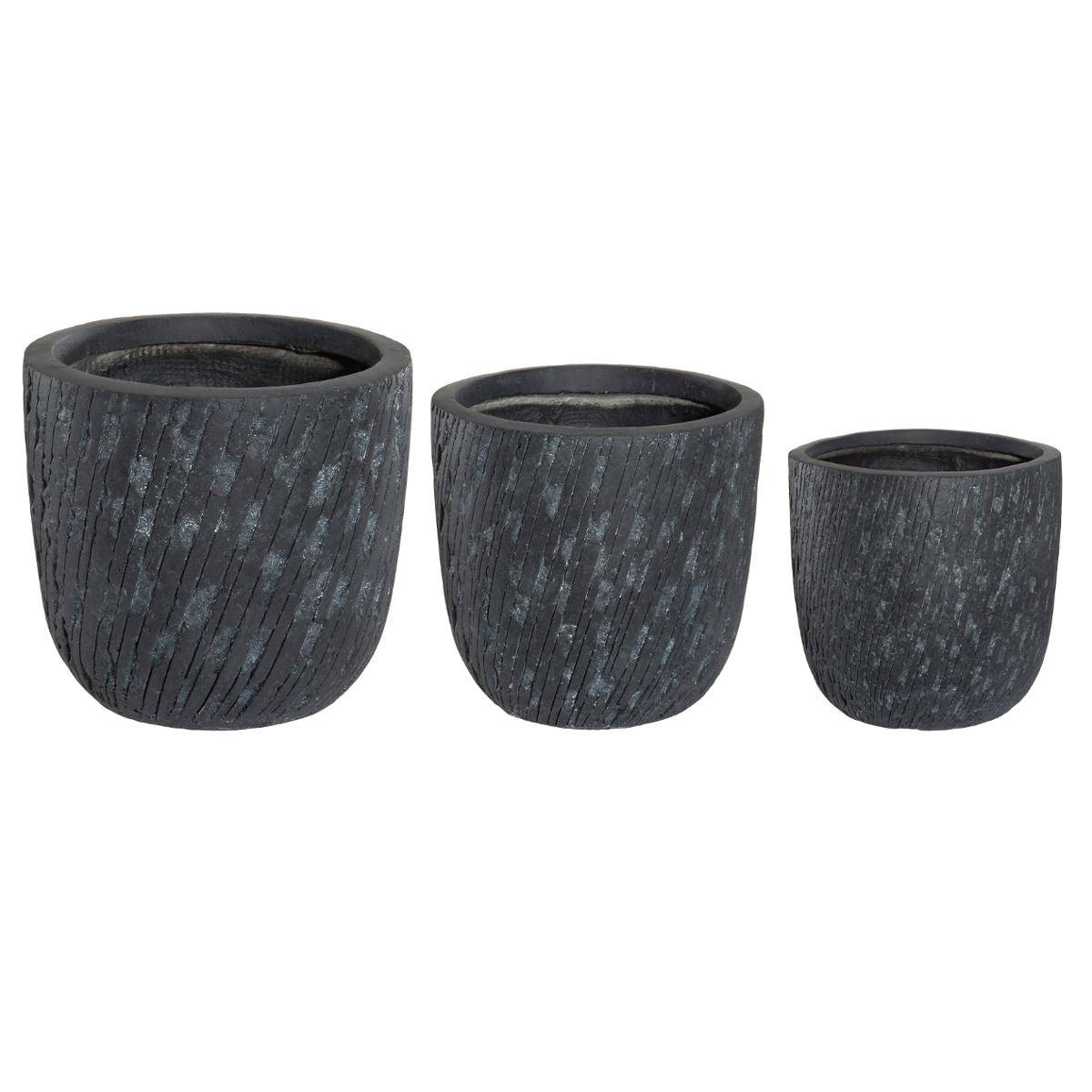 Atmosphera Set De 2 Pots Déco Céramique Et Marbre – Noir Et Blanc – Design Contemporain Chic Pour Plantes, Rangement Ou Décoration Intérieure