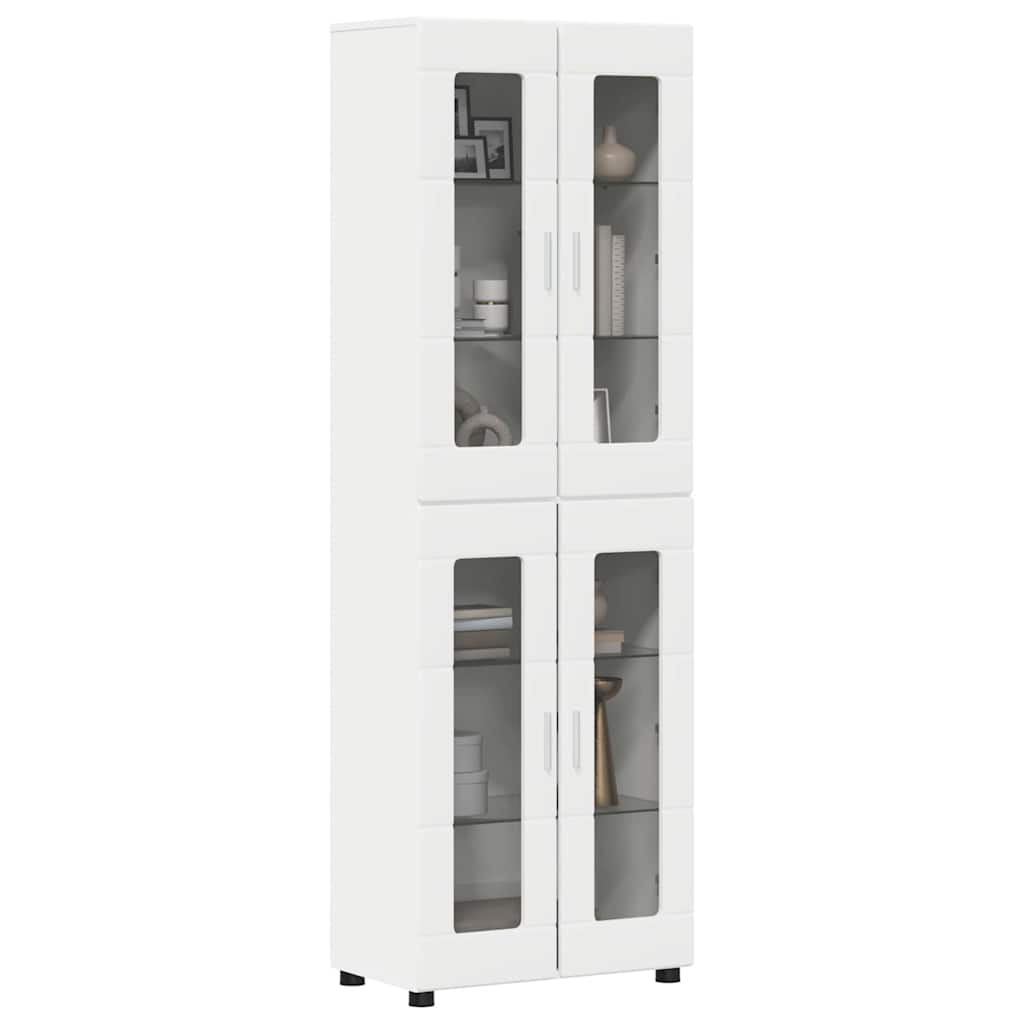 Armoire Haut de rangement - Armoire De Chambre Blanc 60 x 35 x 182 cm Bois d'ingénierie - 3
