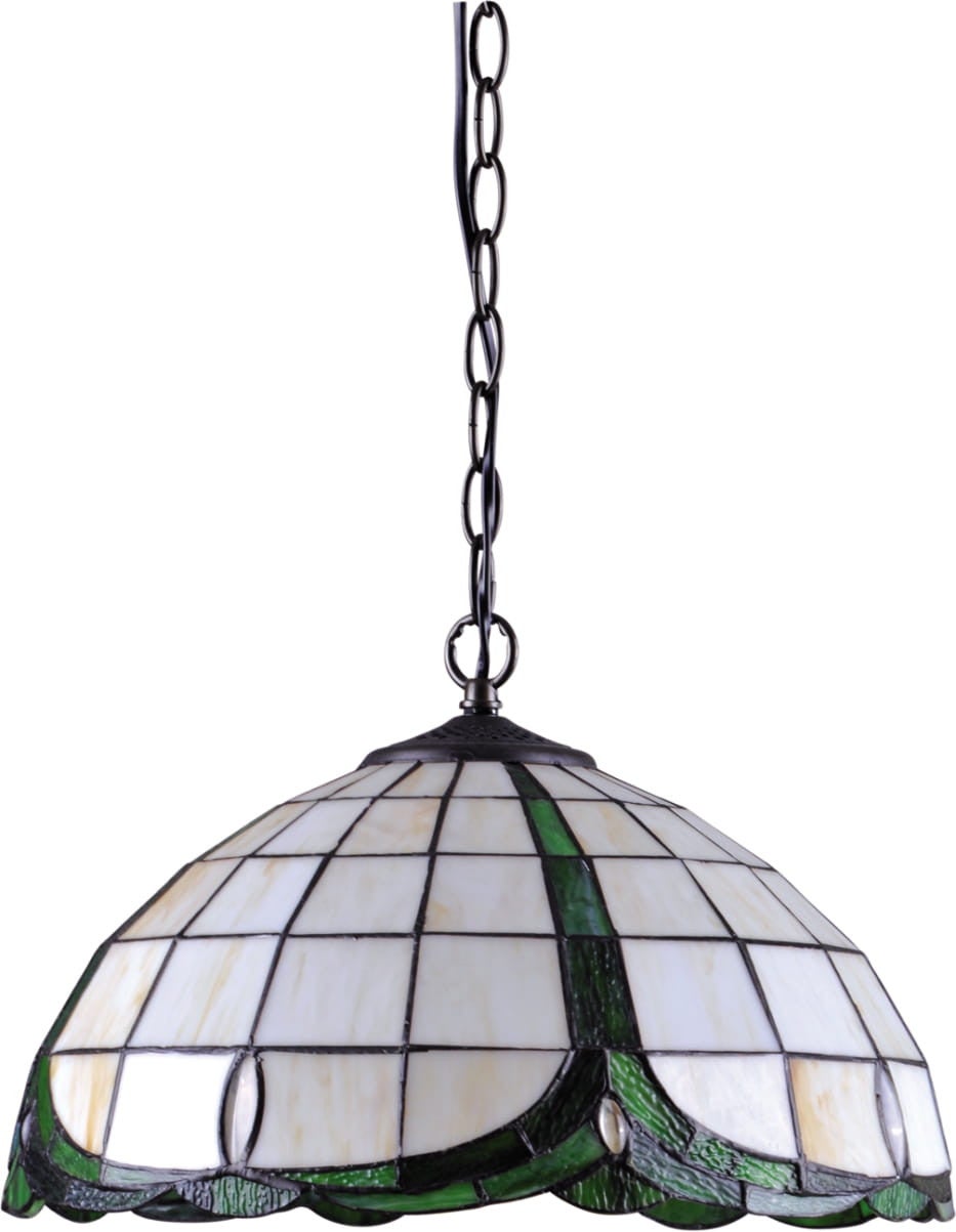 Lampa wisząca Papi multikolor 1xE27x60W witrażowa wym: 115 x 40 x 40 cm szkło witrażowe Kaja
