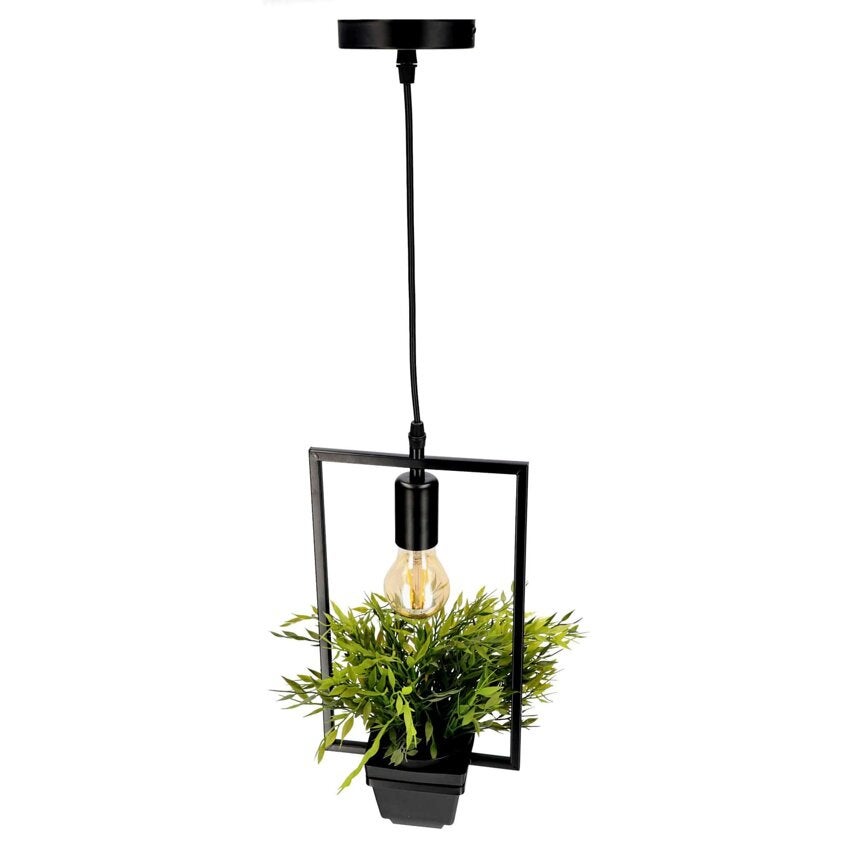 Lampa wisząca Mea Rectangle, geometryczna prostokąt, IP20, E27, EDO777546 EDO SOLUTIONS