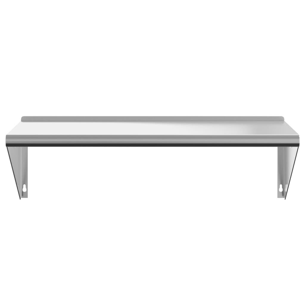 Maison Exclusive - Mensola a Muro 100x45x31 cm Argento in Acciaio Inossidabile - 5