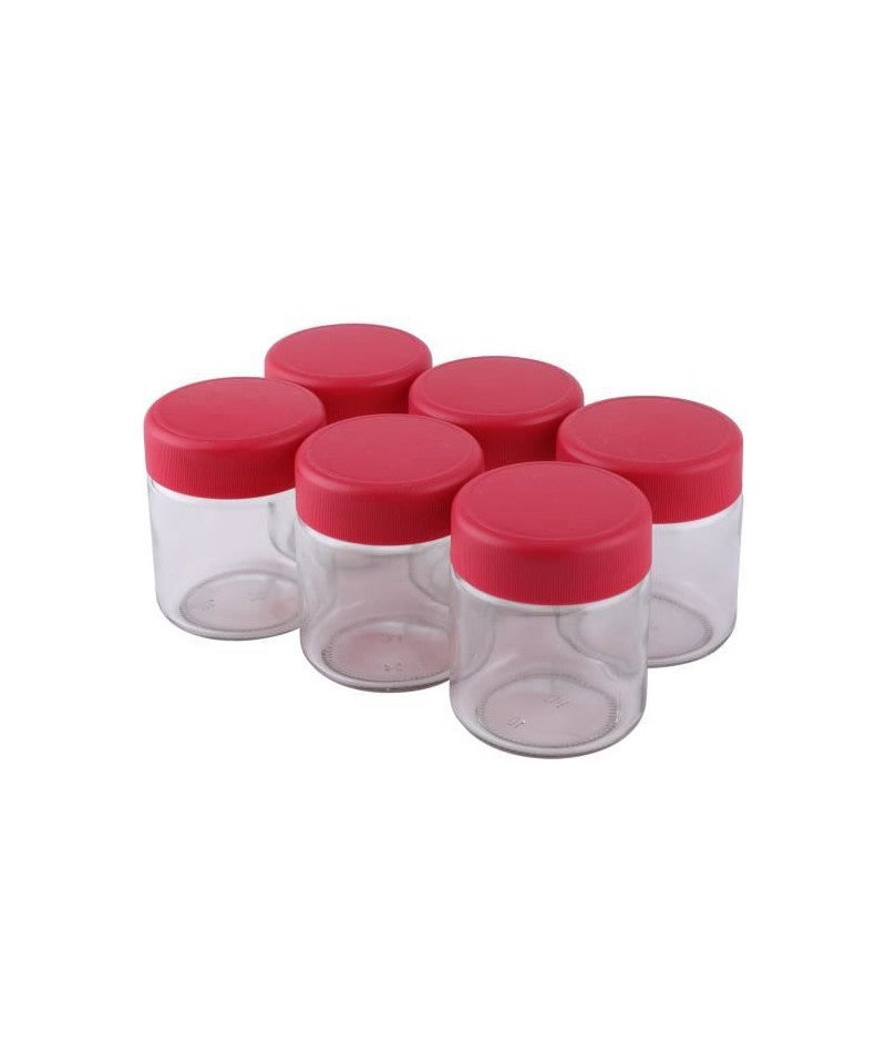 Lot Yaourtière Tupperware Avec 6 Pots Et Couvercles – Notice Incluse – Bon État