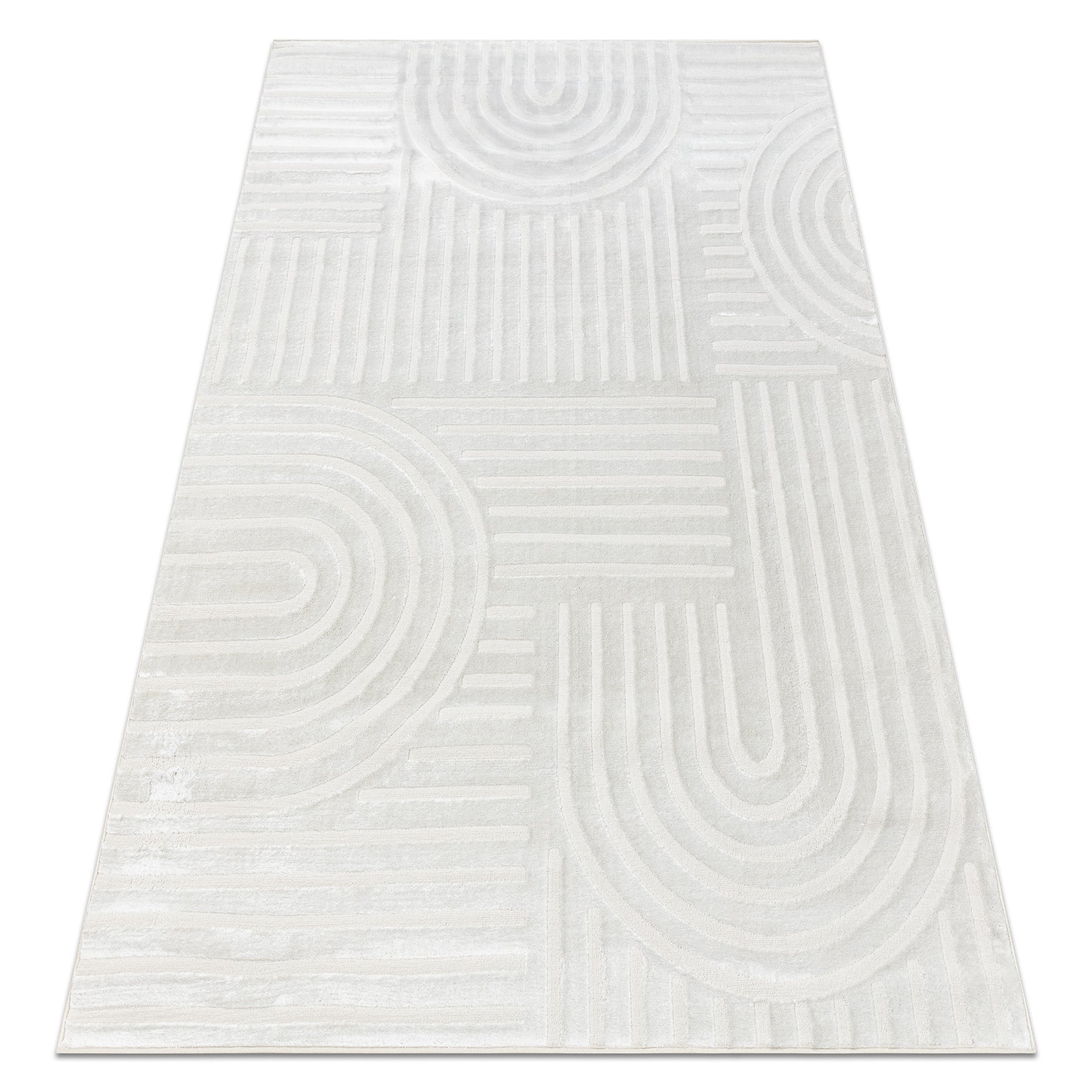 Dywan BALANCE 1918 krem - Geometryczny, strukturalny, glamour 120x170 cm