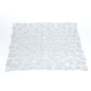 Tappetino Antiscivolo Per Vasca G-River 35x70 Cm - Resina Grigia, Made In Italy - Foto 3