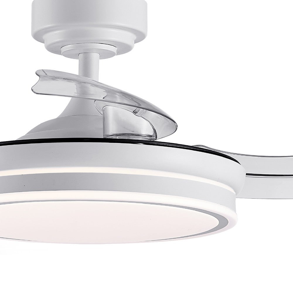 ESPARTA Ventilatore Soffitto Con Luce LED | Pale Retrattili | Telecomando | Bianco - Foto 12