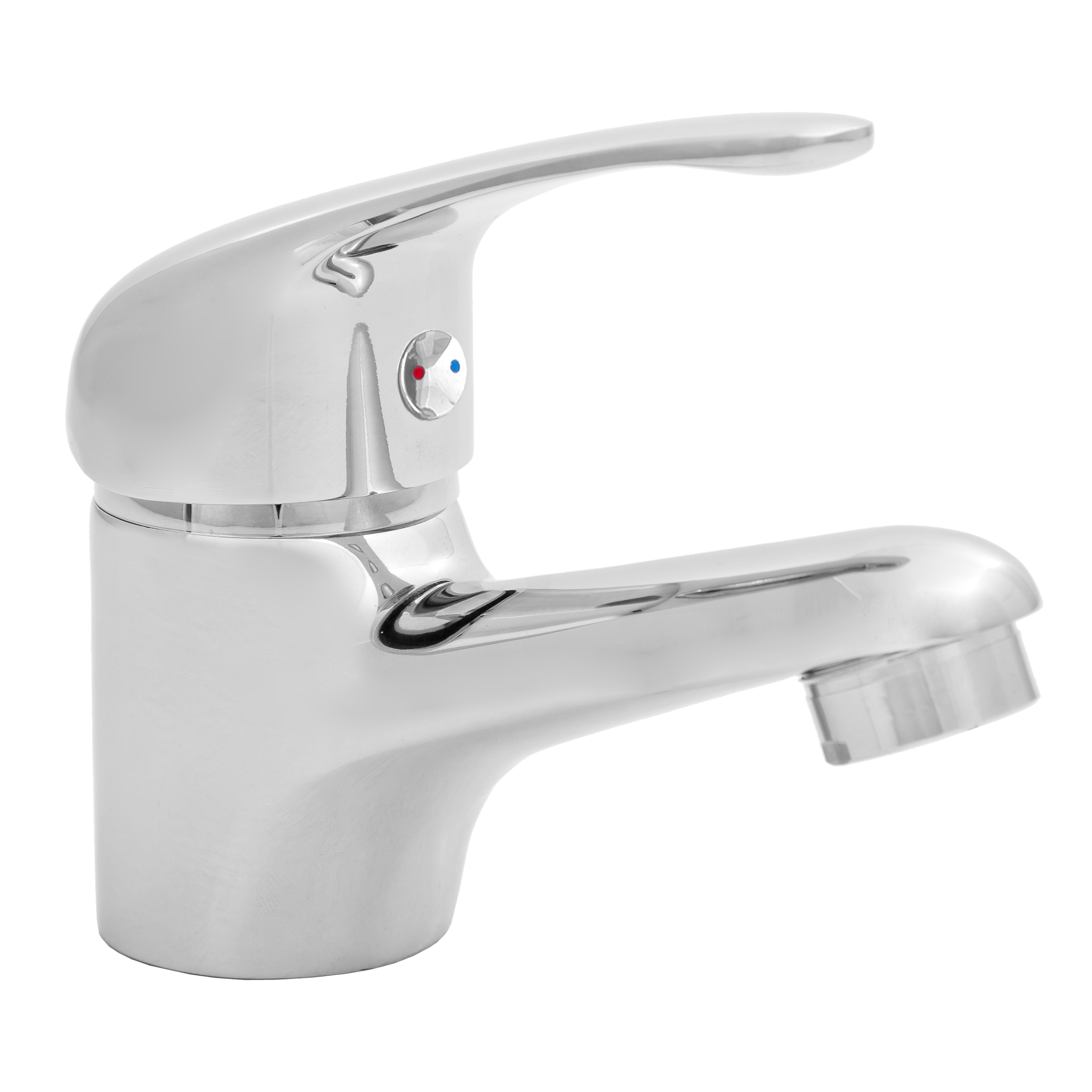 Bateria Umywalkowa Łazienkowa Stojąca Jednouchwytowa Chrom Invena Mitris