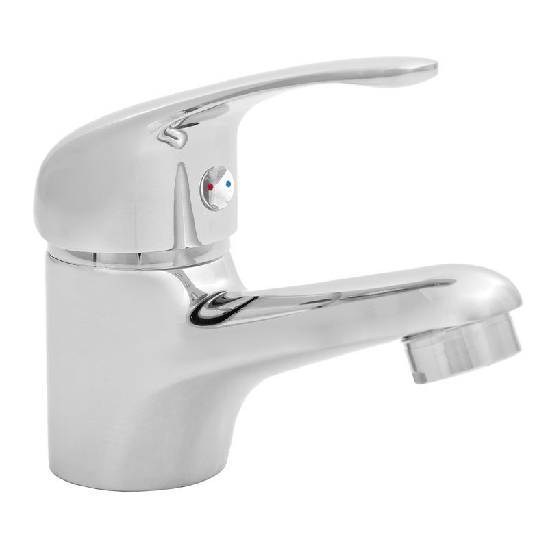 Bateria Umywalkowa Łazienkowa Stojąca Jednouchwytowa Chrom Invena Mitris