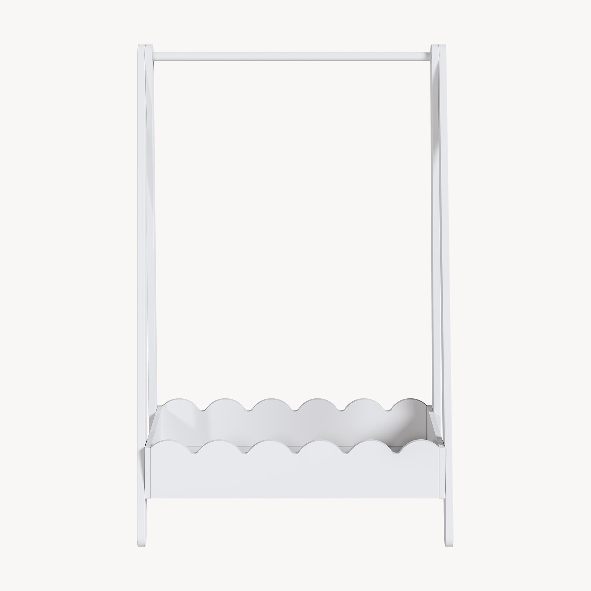Portemanteau pour enfants Vestnes 99 x 66 x 38 cm blanc [en.casa] - 2