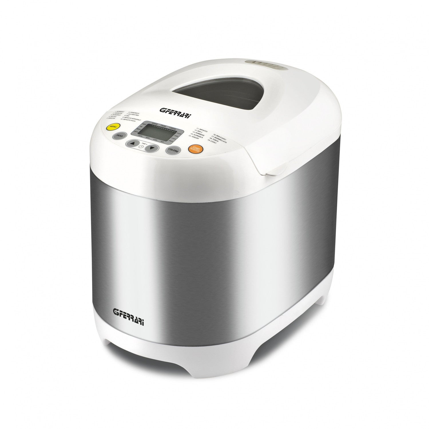 G3 Ferrari G10078 Panificadora 550 W Acero Inoxidable, Blanco Acero Inoxidable, Leroy Merlin