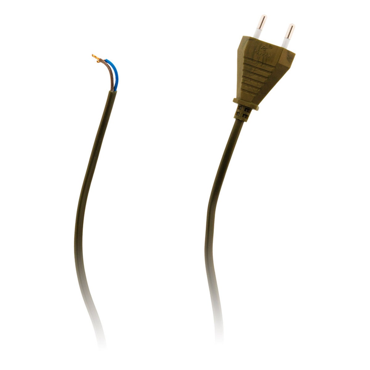 Cordon + interrupteur luminaire 1,5m - Doré - Zenitech - 3