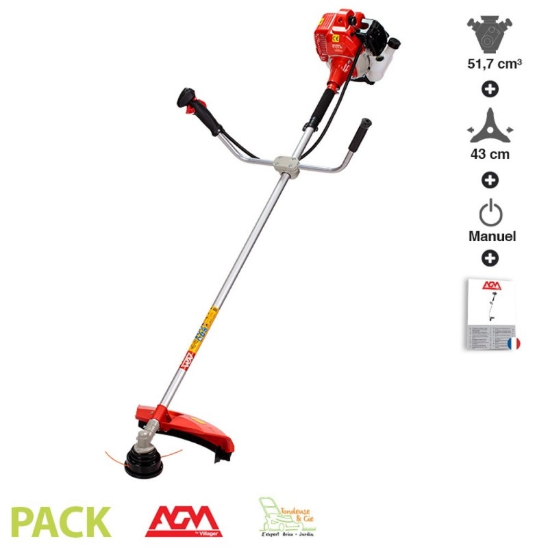 Débroussailleuse thermique 2 temps 52 cm3 coupe 42cm lame 3 dents — free download