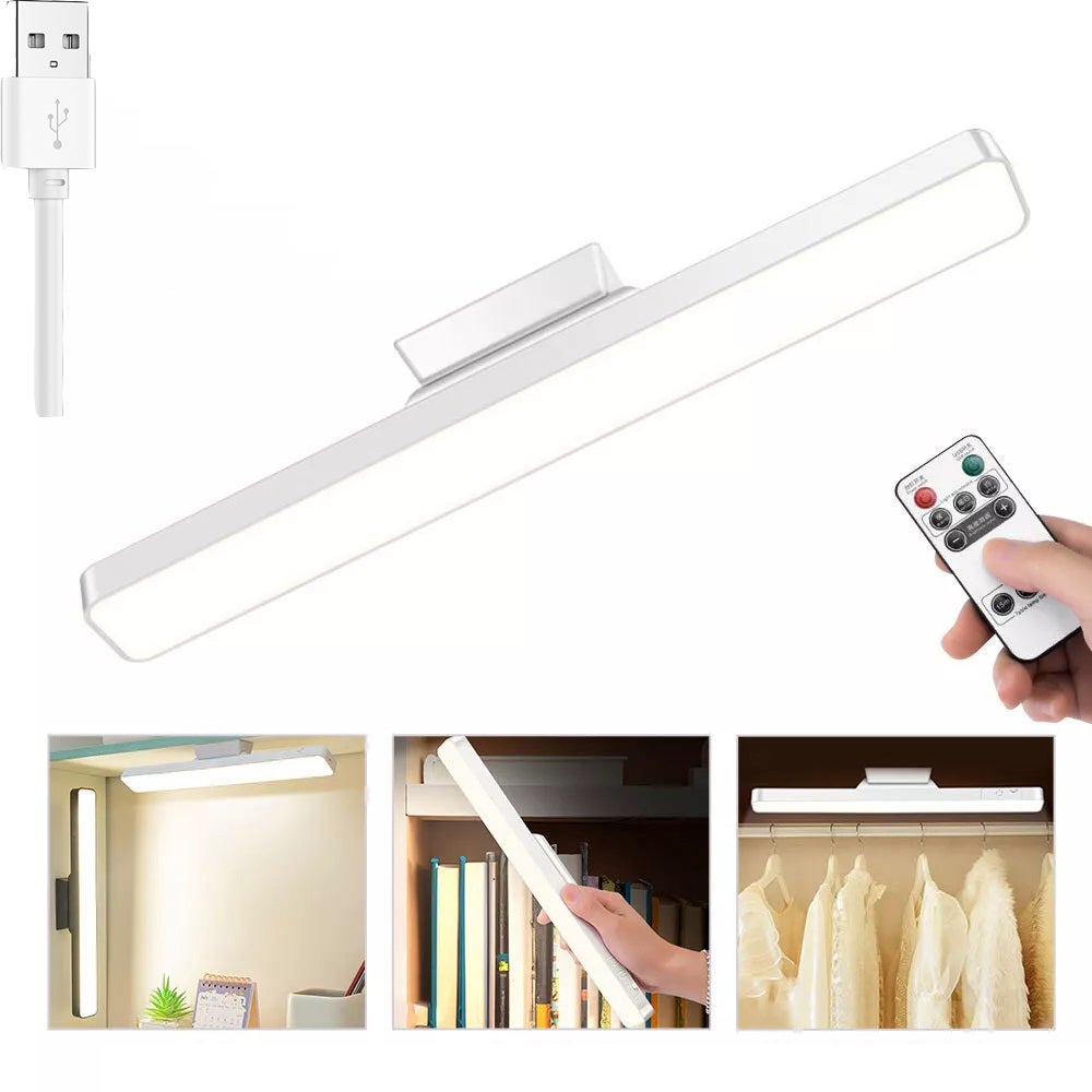 Magnetyczna lampa LED do szafy z pilotem, temperatura barwowa 3000-5700K, bezstopniowa regulacja jasności, odpowiednia do kuchni