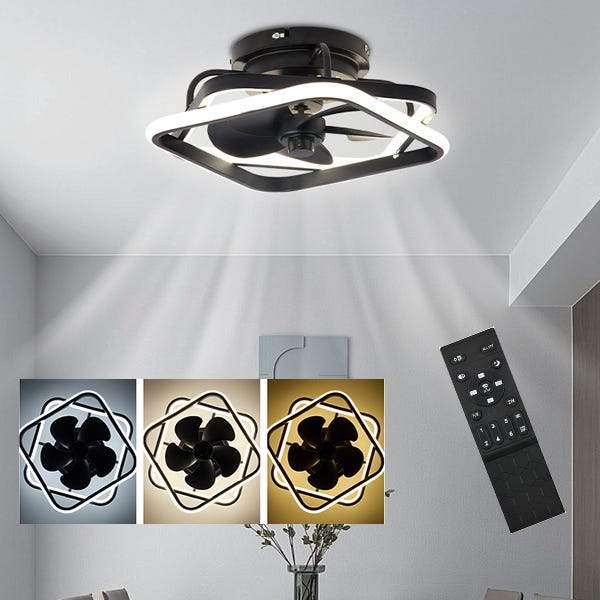 Ventilateur De Plafond LED Avec Lumire, Lustre 72W Dimmable Avec Ventilateur De Plafond LED Avec Lumire, Lustre 72W Dimmable Avec