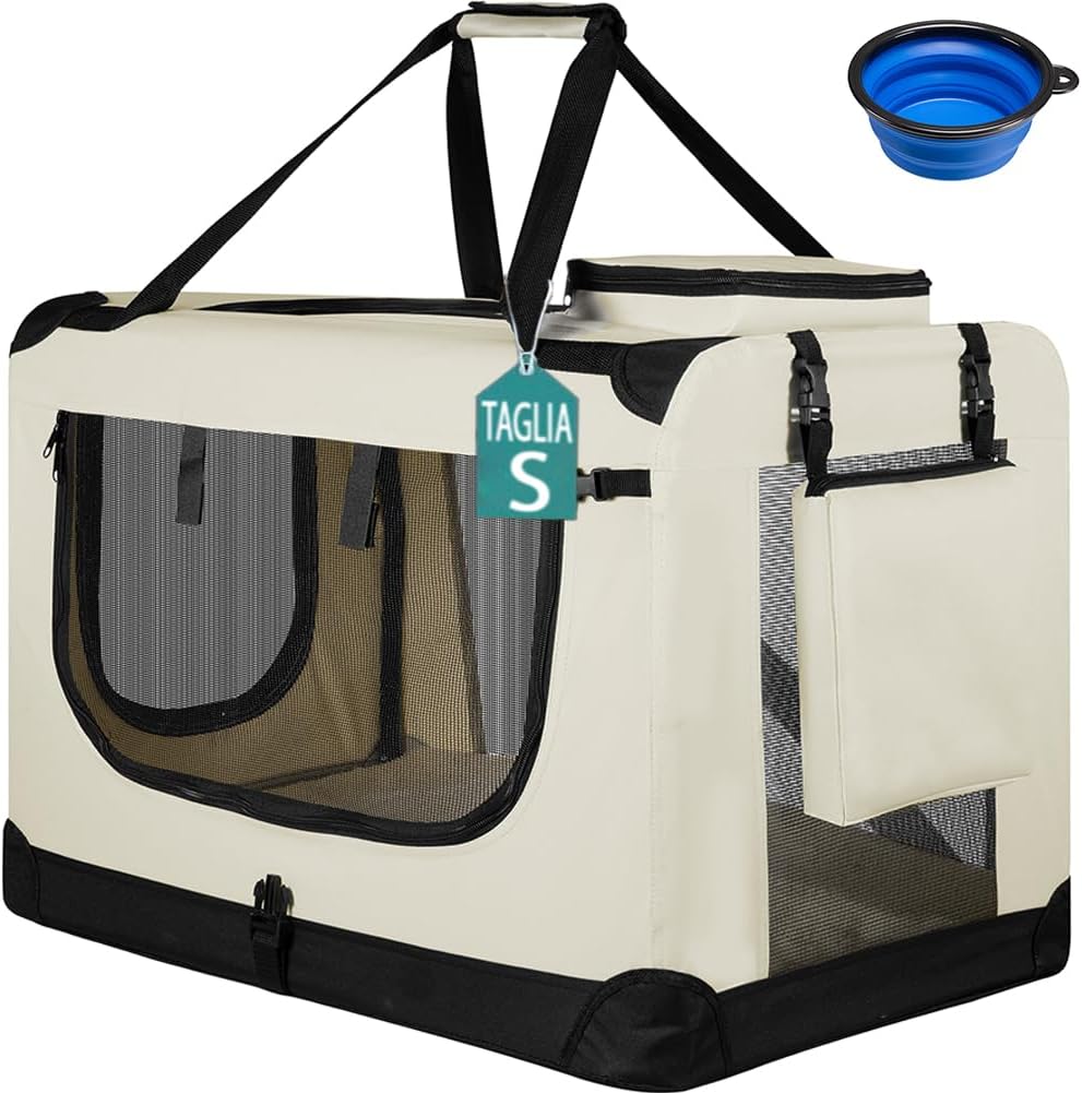 Trasportino per Cani e Gatti,Borsa per Animali Domestici,Taglia S