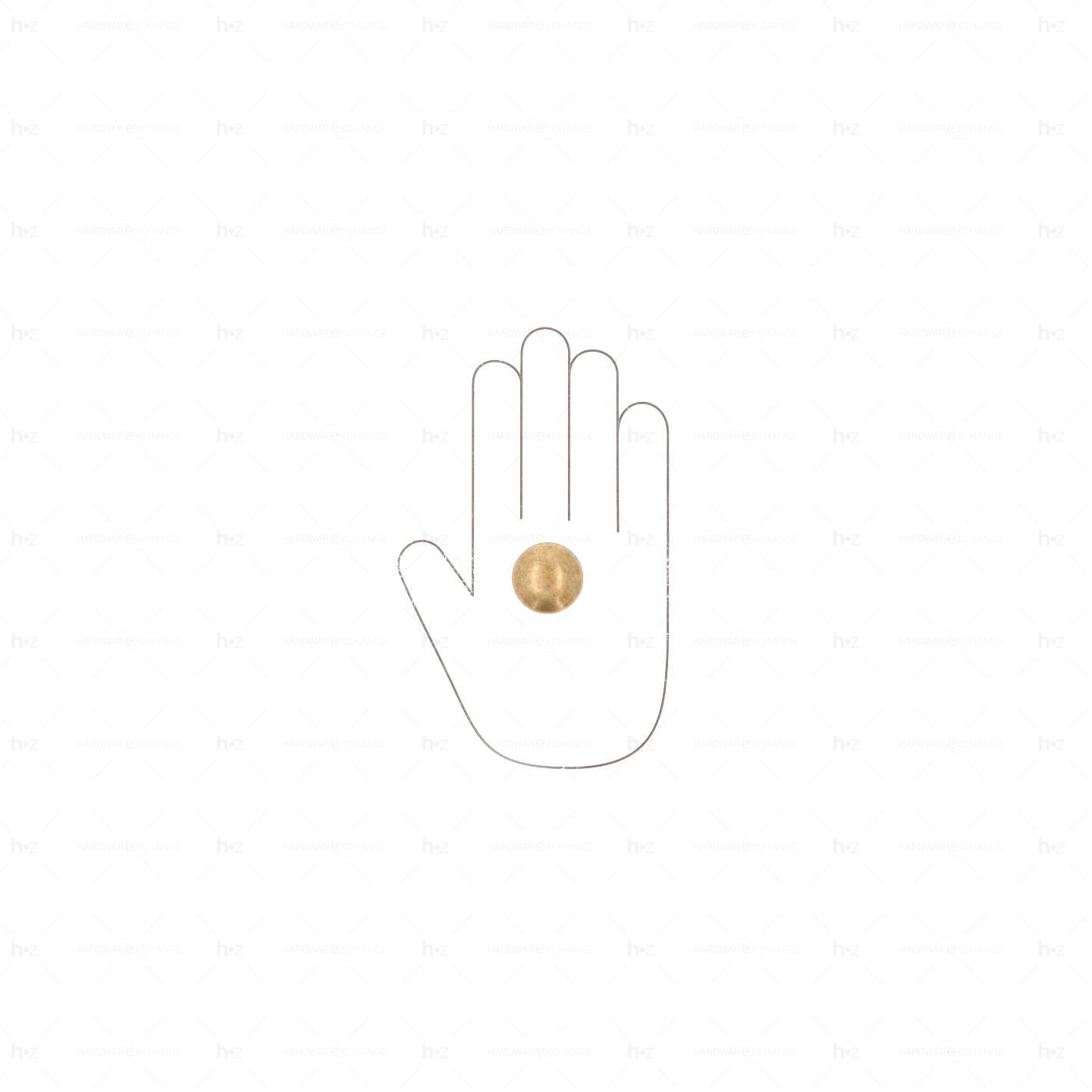 Pomello per mobile in zama diametro 30 mm Firenze antica - 8