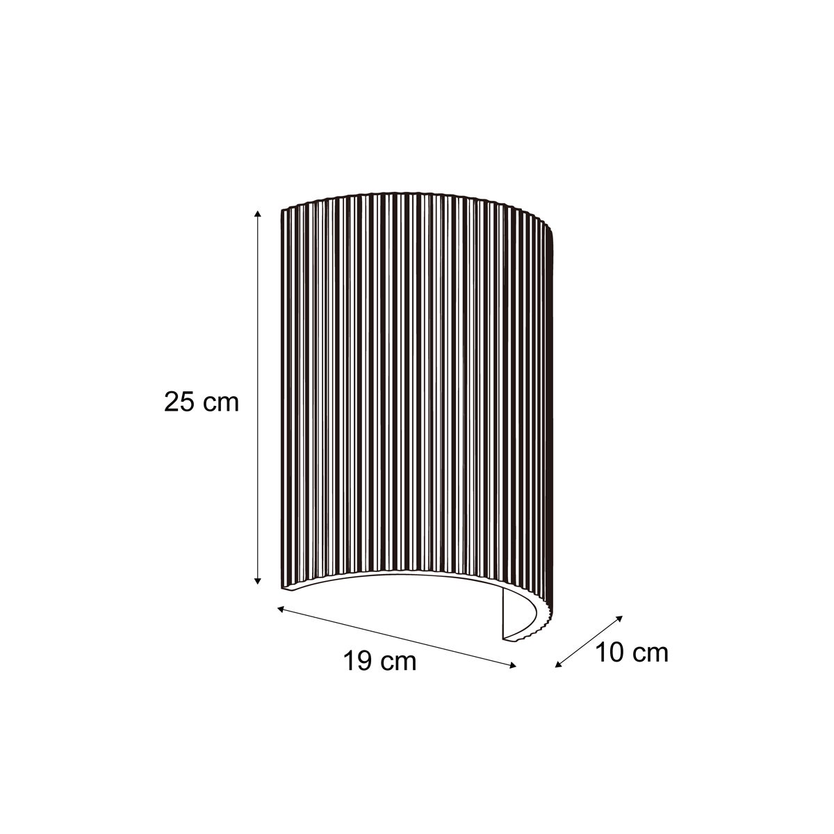 Qazqa japandi lampa ścienna - Plaster - beżowy, owalny, max. 15w, kompatybilny z żarówką LED, e27, 19cm, IP20 oświetlenie - 4