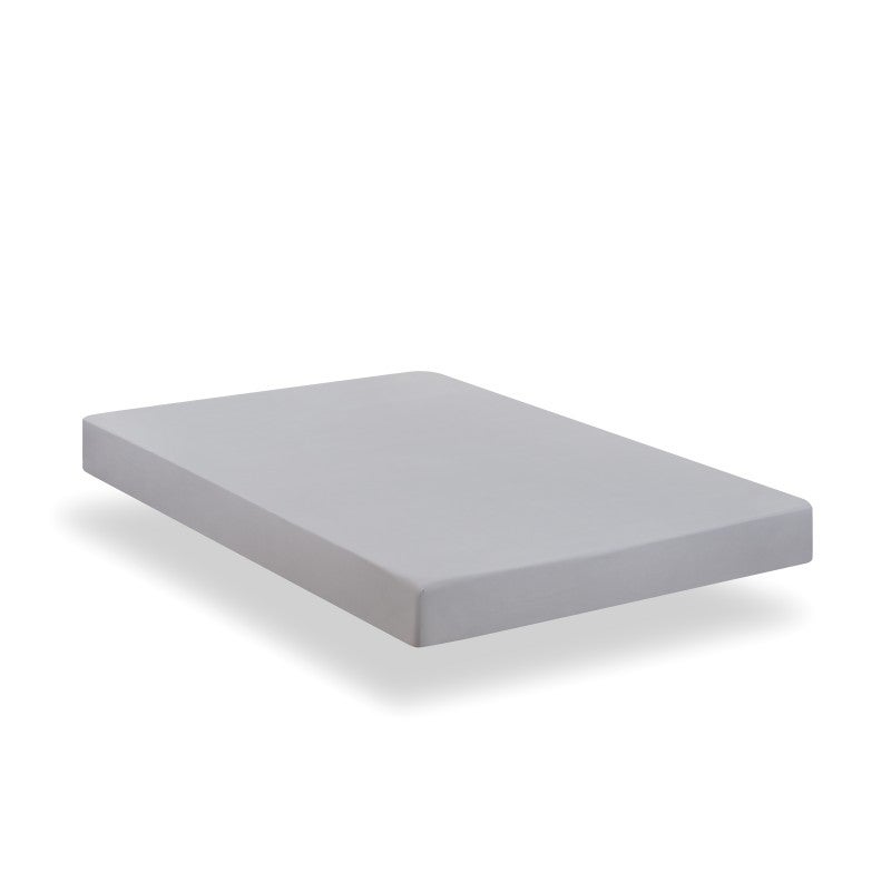 Sábana Bajera Ajustable 90 x 190/200 cm de Microfibra Cepillada Extra Suave Gris claro TODOCAMA - 2